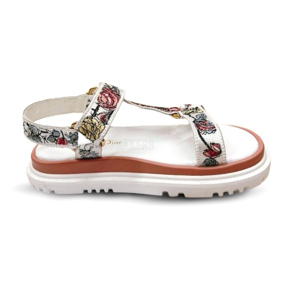 Женские сандалии Dior Dioriviera White Floral