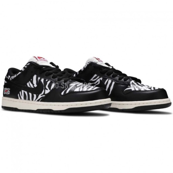 Унисекс кроссовки Nike x Quartersnacks SB Dunk Low Zebra