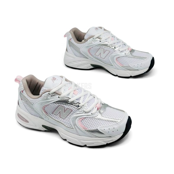 Женские кроссовки New Balance 530 White/Silver/Pink