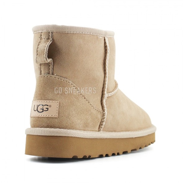 Женские непромокаемые мини угги Classic Mini Sand II