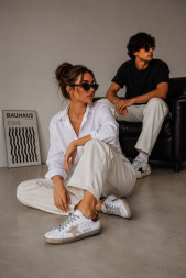 Golden Goose Deluxe Brand Wine/White Star