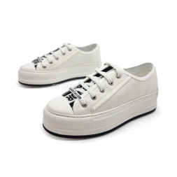 Dior Woman Full White Platform