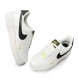 Женские кроссовки Nike Air Force 1 White Black Swoosh