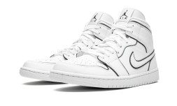 Nike Air Jordan 1 Mid Iridescent Reflective White (W)