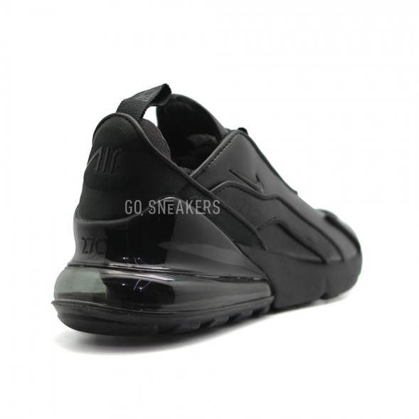 Мужские кроссовки Nike Air Max 270 Leather Black x OFF White