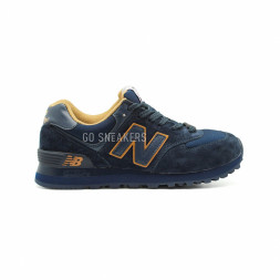 New Balance Женские 574 Navy Gold