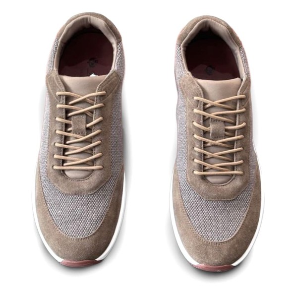 Мужские кроссовки Loro Piana Textile Sneakers Brown