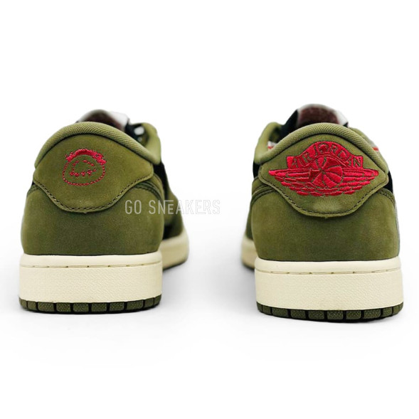 Мужские кроссовки Nike Air Jordan Low Travis Scott Olive Man