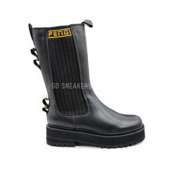 Fendi Winter Leather Black/Yellow