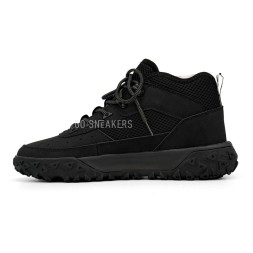 Timberland Greenstride Motion 6 Mid Fabric And Leather Waterproof Boots Black