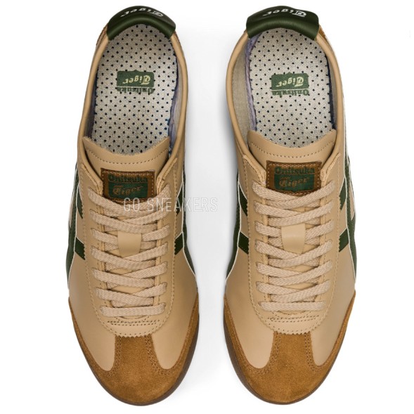 Унисекс кроссовки Onitsuka Tiger Mexico 66 Beige Grass Green