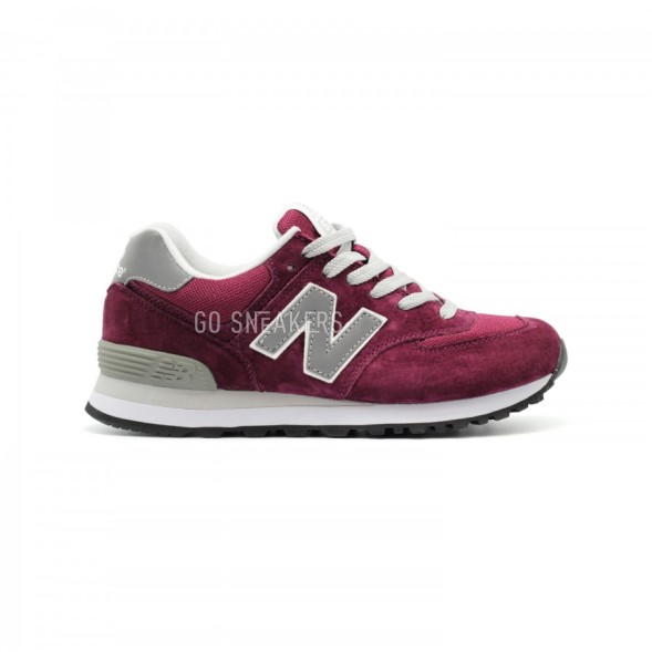 Женские кроссовки New Balance 574 Bordeux Grey R
