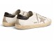 Мужские кеды Golden Goose Super-Star Men's Black Heel Tab