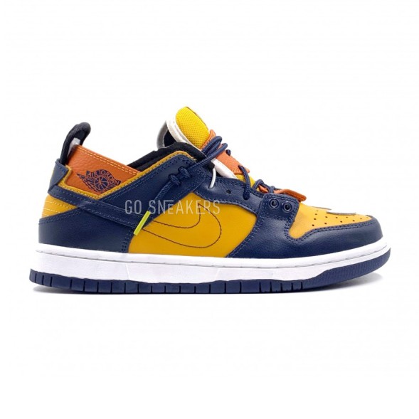 Мужские кроссовки Nike Dunk Low Navy&amp;amp;Yellow
