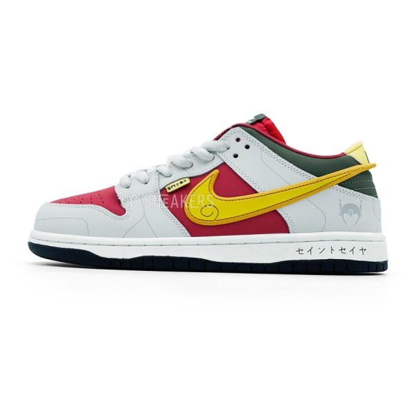 Унисекс кроссовки Nike SB Dunk Low Retro White/Red/Yellow