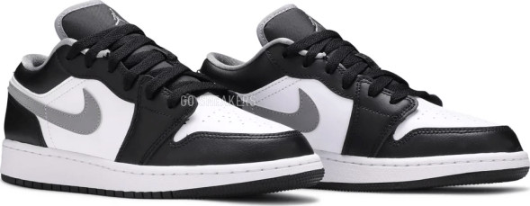Женские кроссовки Nike Air Jordan 1 Low GS &amp;#039;Black Medium Grey&amp;#039;