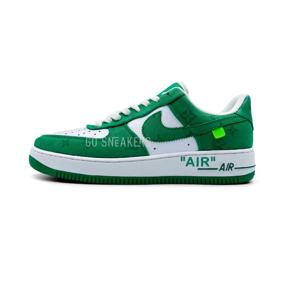 Унисекс кроссовки Louis Vuitton Nike Air Force 1 Sotheby’s Auction Results Green