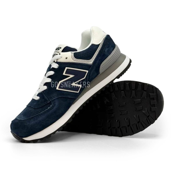 Женские кроссовки New Balance 574 Suede Woman Navy
