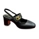 Женские туфли Valentino Leather Pumps Matt Black