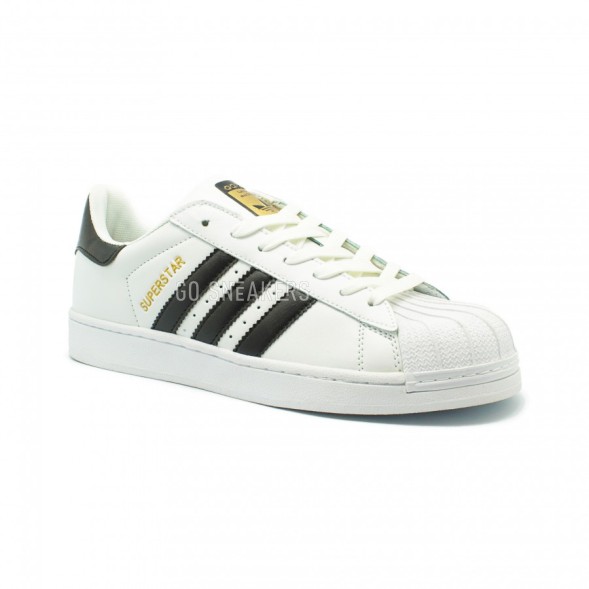 Мужские кроссовки Adidas Superstar White-Black