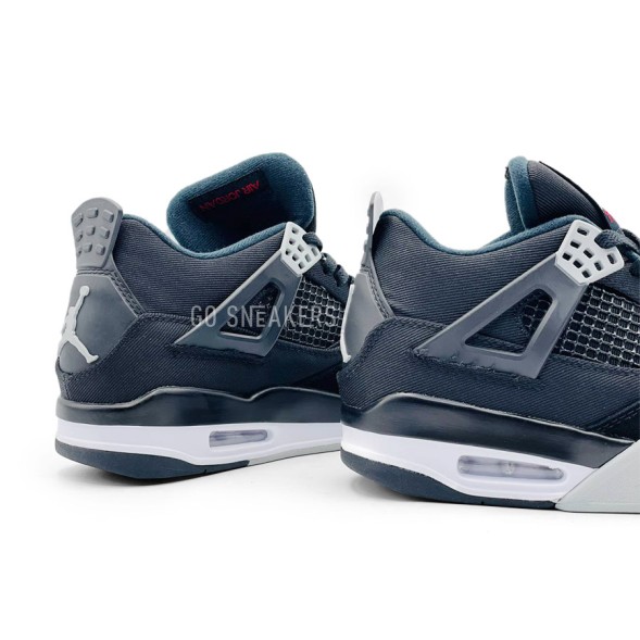 Унисекс кроссовки Nike Air Jordan 4 Retro Black Textile