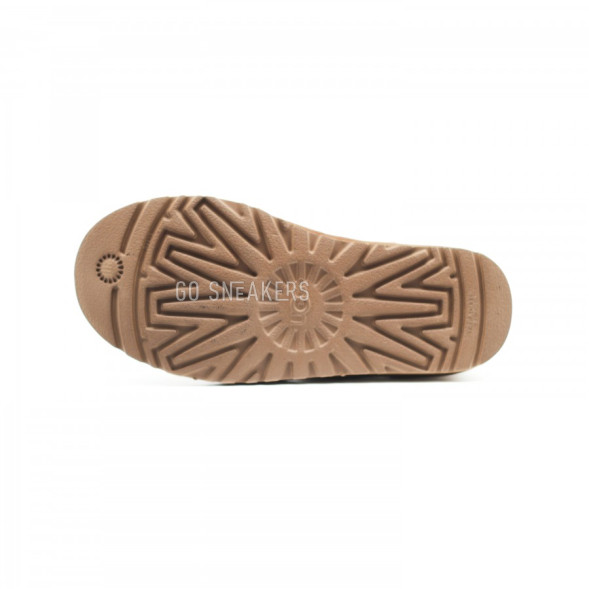 Женские мини угги Mini Spill Seam Chestnut