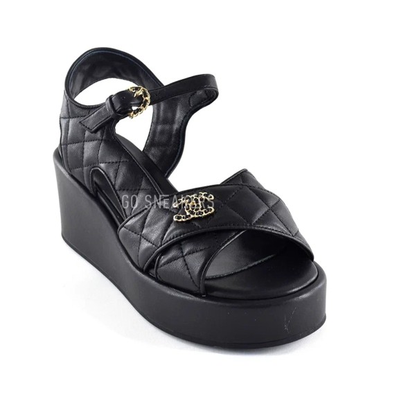 Женские босоножки Chanel Sandals Black