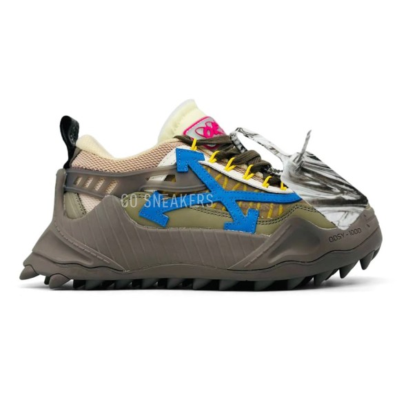 Унисекс кроссовки Off-White ODSY-1000 Brown/Blue