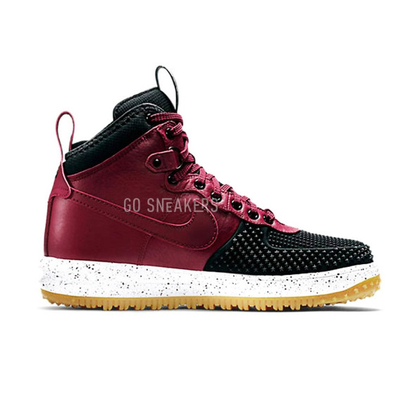 Унисекс зимние кроссовки Nike Lunar Force 1 Duckboot Burgundy/Black