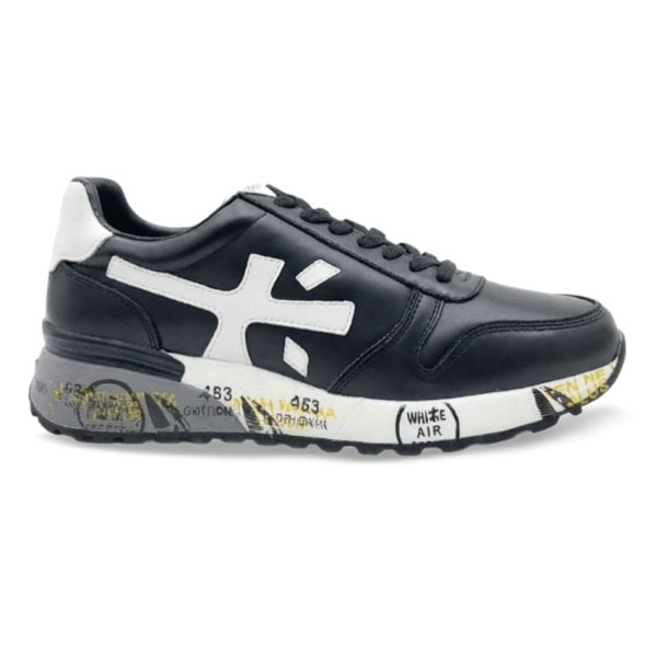 Унисекс кроссовки Premiata 483 Leather Black/White