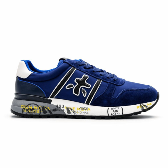 Унисекс кроссовки Premiata 483 Textile/Suede Blue