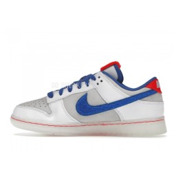 Nike Dunk Low Retro Prm Year Of The Rabbit White Crimson Varsity Royal