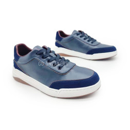 Loro Piana Newport Walk Leather Blue