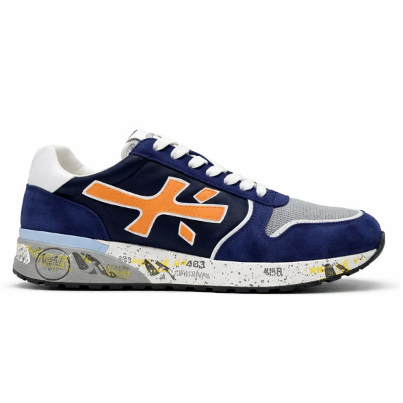 Унисекс кроссовки Premiata 483 Navy/Orange