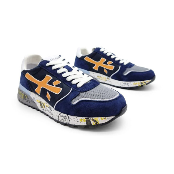 Унисекс кроссовки Premiata 483 Navy/Orange