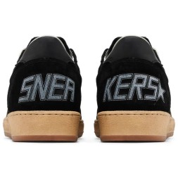 Golden Goose Ball Star Black White