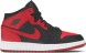 Женские кроссовки Nike Air Jordan 1 Mid GS &amp;#039;Banned&amp;#039;