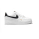 Унисекс кроссовки Nike Air Force 1 Low 07 Essential White Black Gold Mini Swoosh