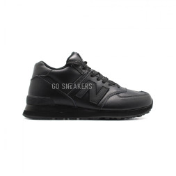 New Balance Мужские 574 High Top Black Leather