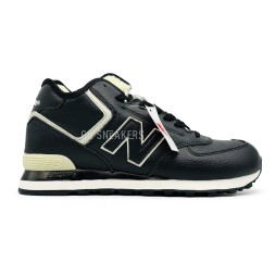 New Balance 574 High Leather Winter Black Unisex