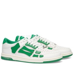 Amiri Skel Top Low White Green