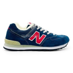 New Balance 574 Winter Red/Navy