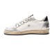 Унисекс кеды Golden Goose Ball Star in White Nappa with Laminated Inserts