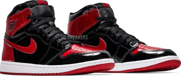 Унисекс кроссовки Nike Air Jordan 1 Retro High OG &amp;#039;Patent Bred&amp;#039;