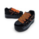 Унисекс кроссовки Naked Wolfe Slide Black/Orange