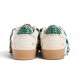 Женские кеды Golden Goose Ball Star LTD with Green Crocodile Print Star and Heel Tab