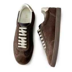 Brunello Cucinelli Suede Sneakers Brown