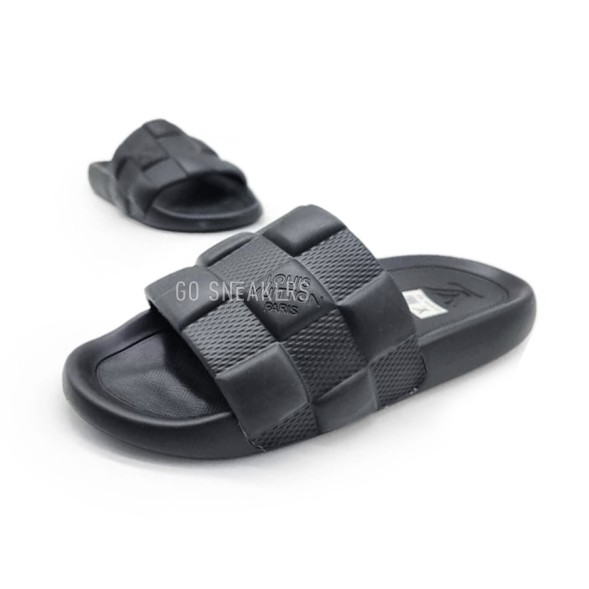 Унисекс шлепки Louis Vuitton Flip-flops Black