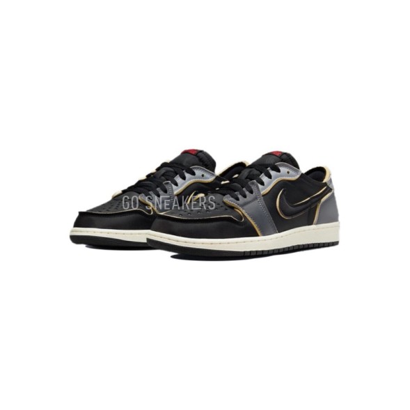 Унисекс кроссовки Nike Air Jordan 1 Low OG EX Black Smoke Grey