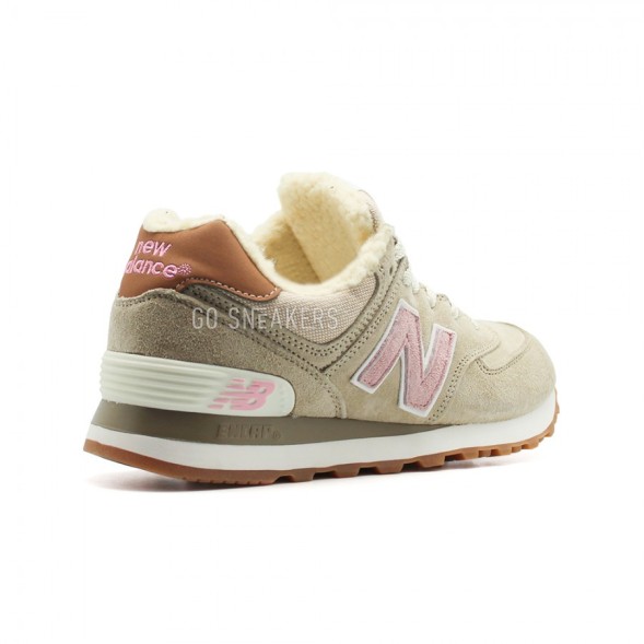 Женские зимние кроссовки New Balance 574 Cruisin Beige